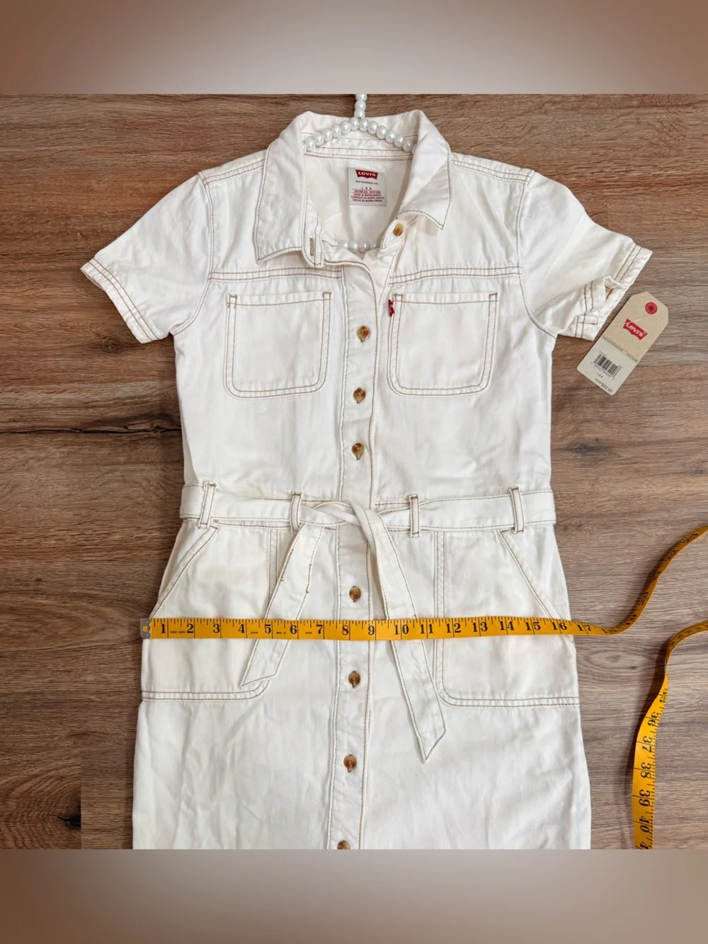 Levi’s UTILITY DRESS W/ BELT BIG GIRLS NWT
